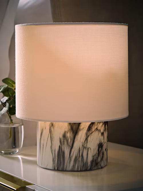 MARBLED TABLE LAMP E14