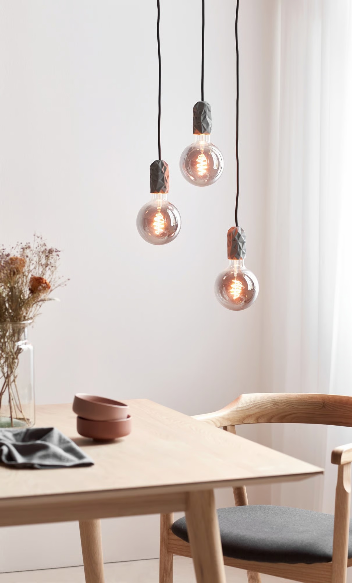 2M E27 PORCELAIN PENDANT