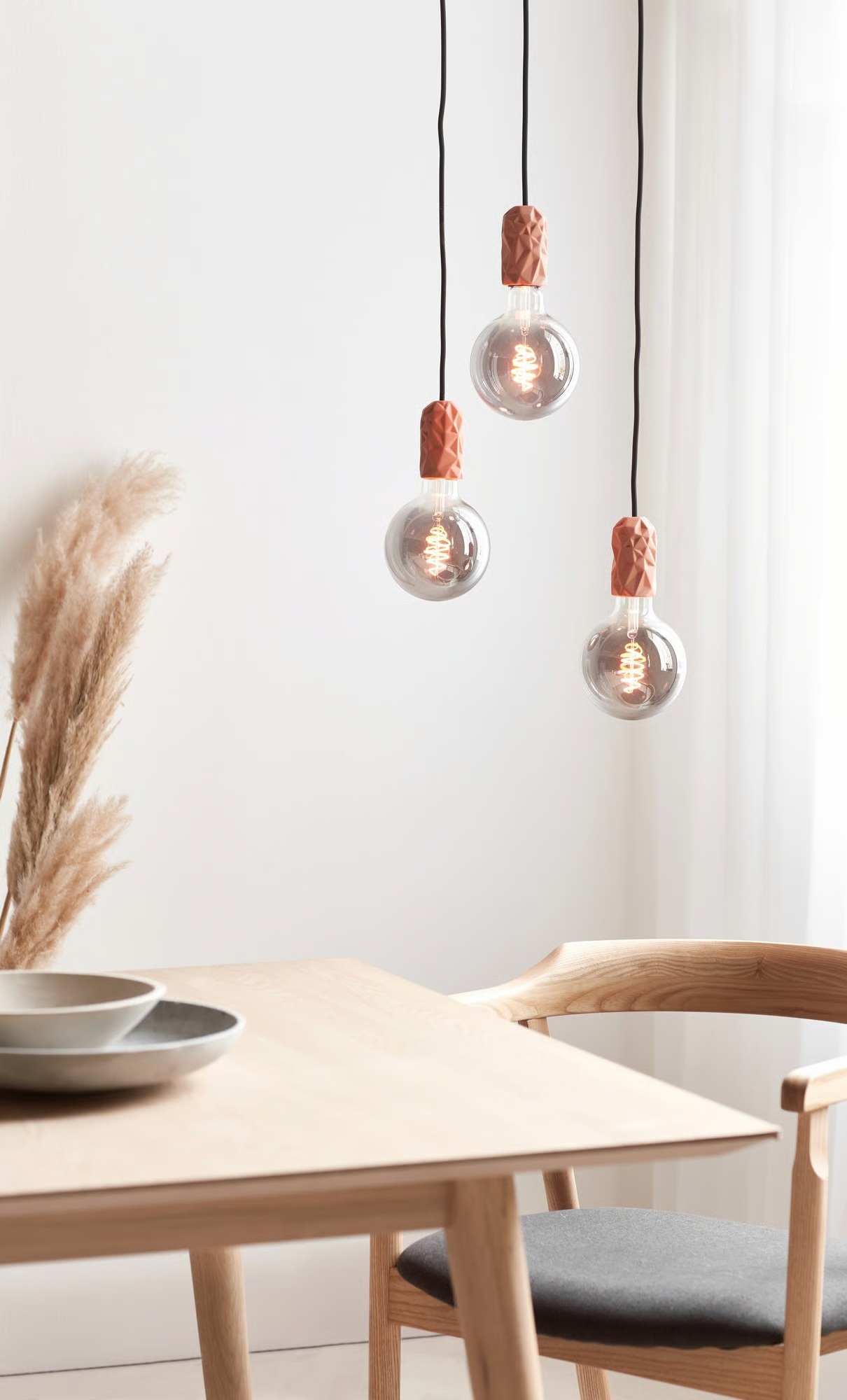 2M E27 PORCELAIN PENDANT