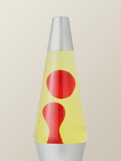 LAVA LAMP YELLOW