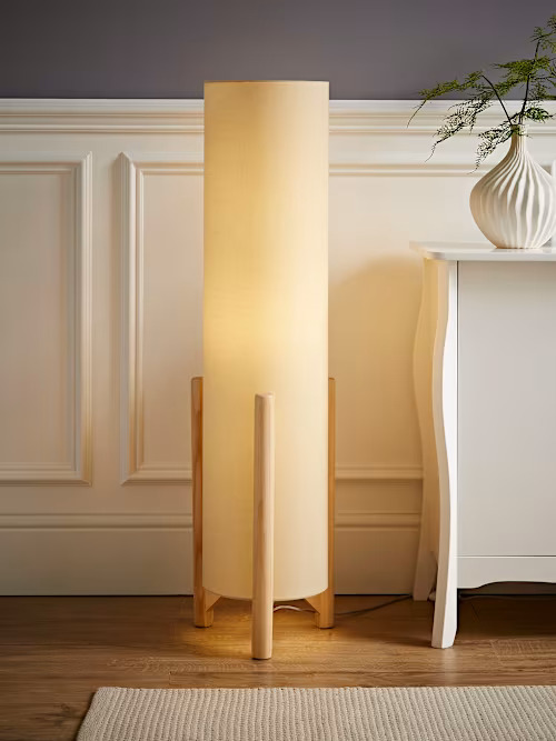 NATURAL  MIDI FLOOR LAMP