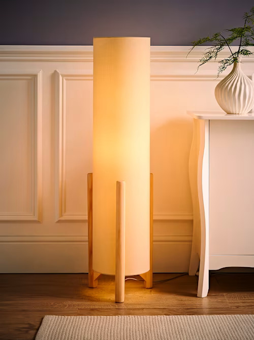 NATURAL  MIDI FLOOR LAMP
