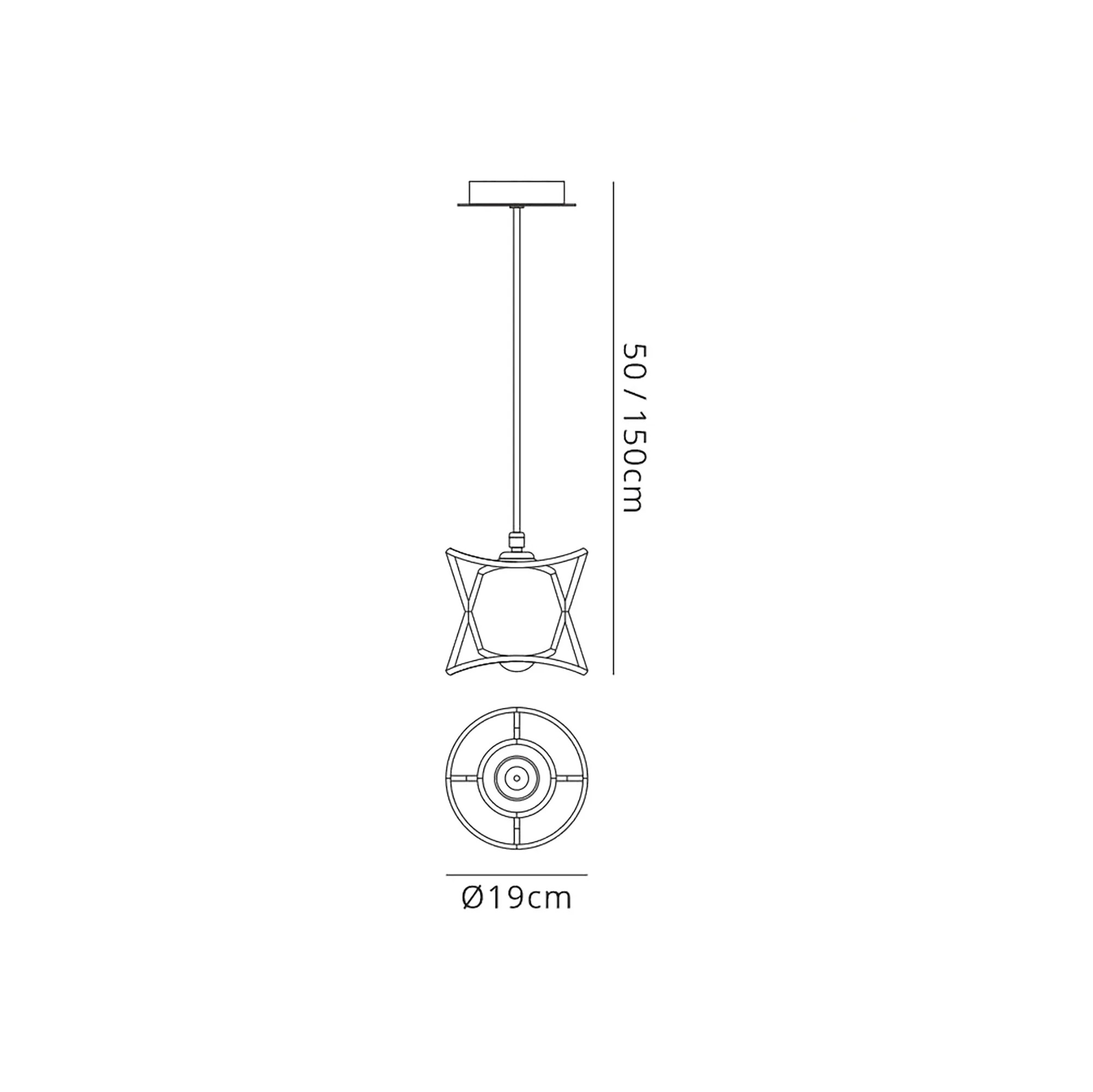 BEIGE E27 PENDANT
