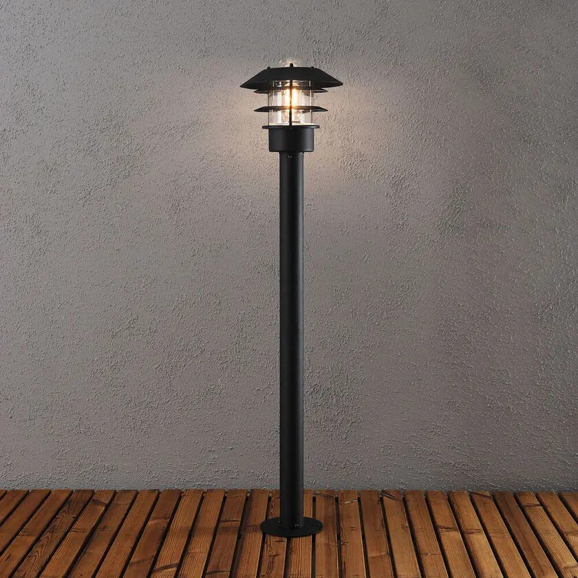 BLACK MINI LAMPOST 60W