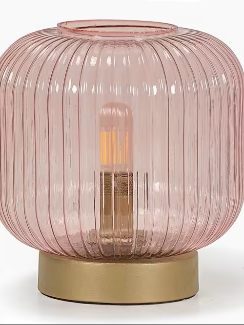 BATTERY GLASS TABLE LAMP