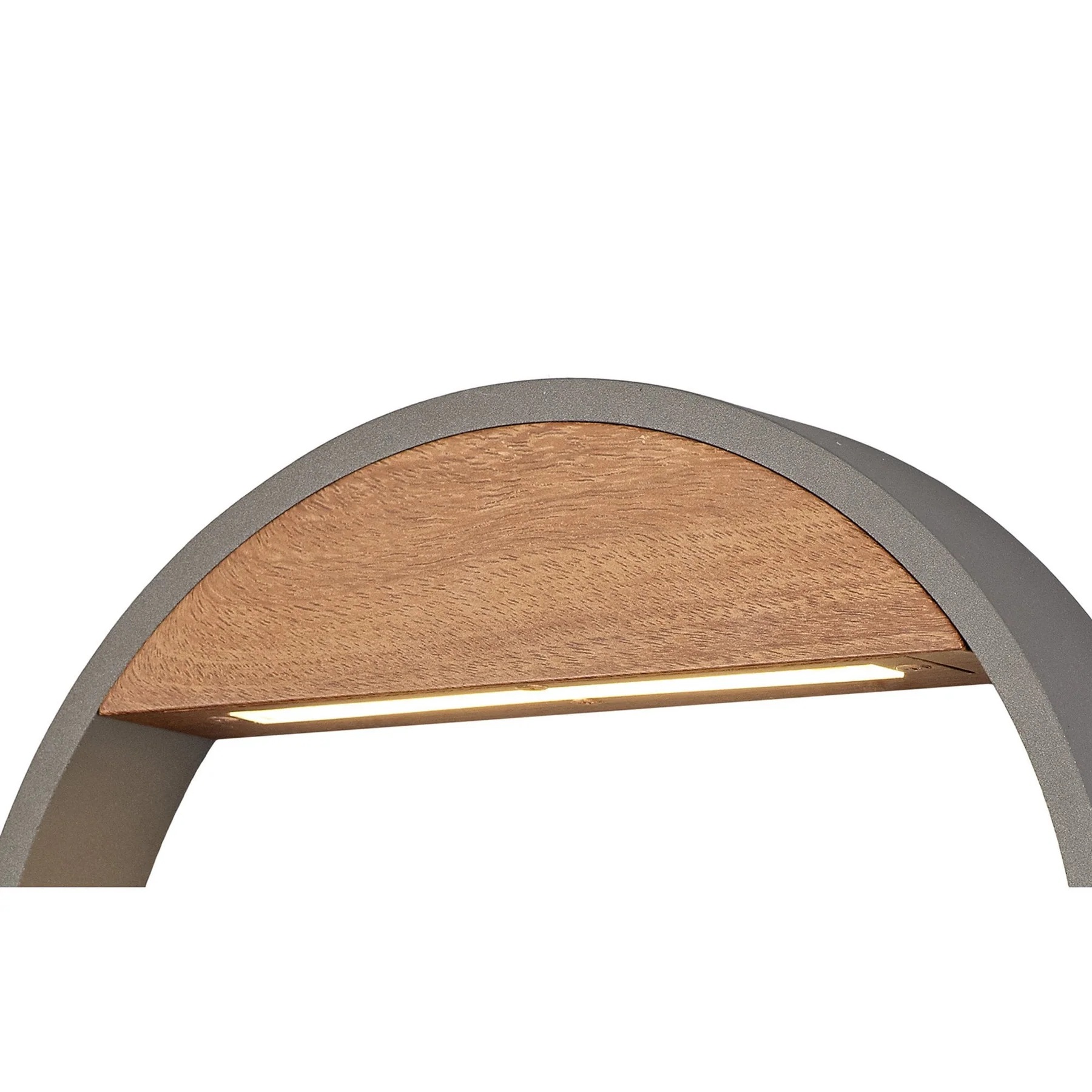 10W 3K WALNUT WALL LIGHT