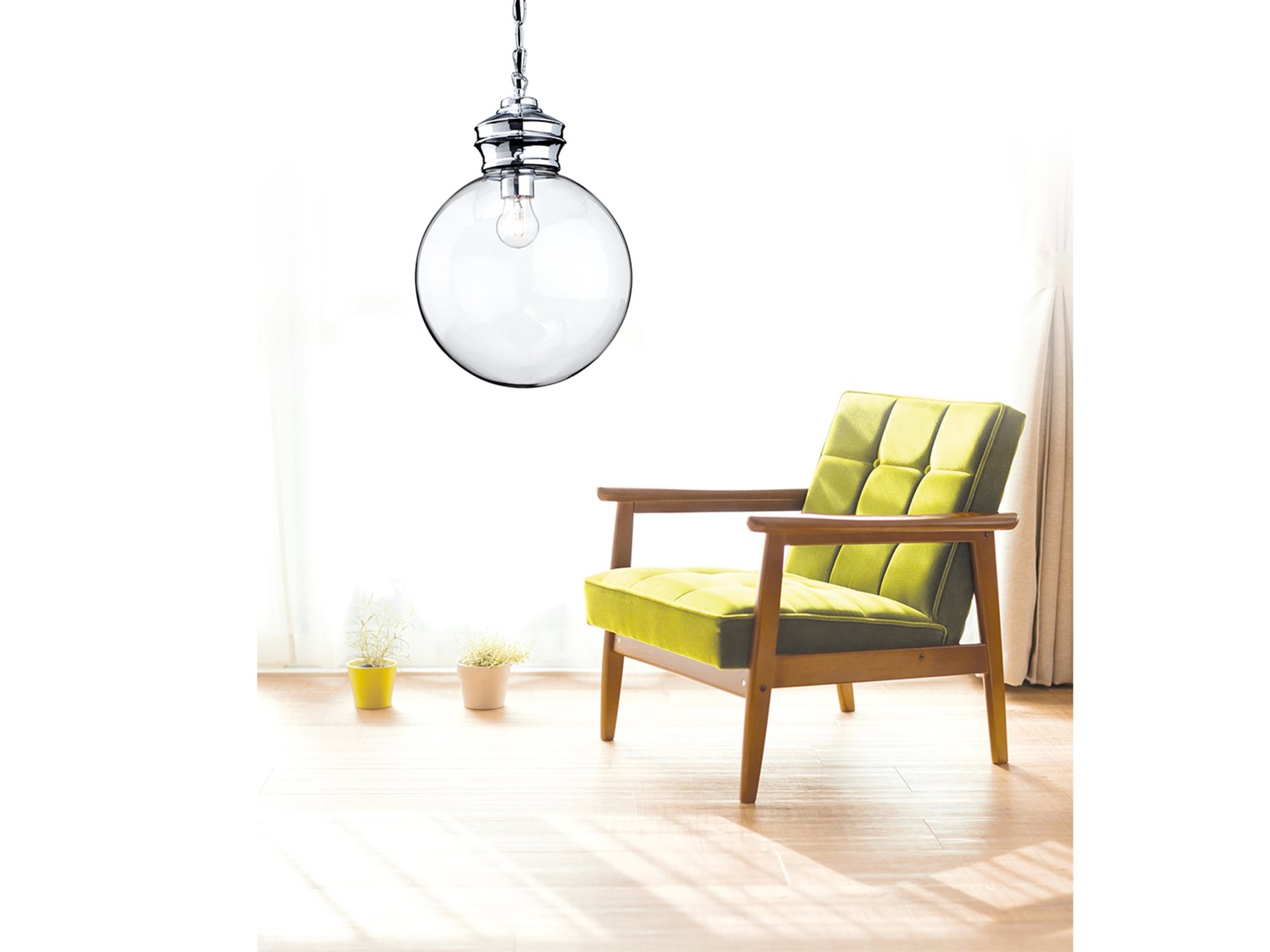 Firstlight 3410CH Omar Pendant E27 60W