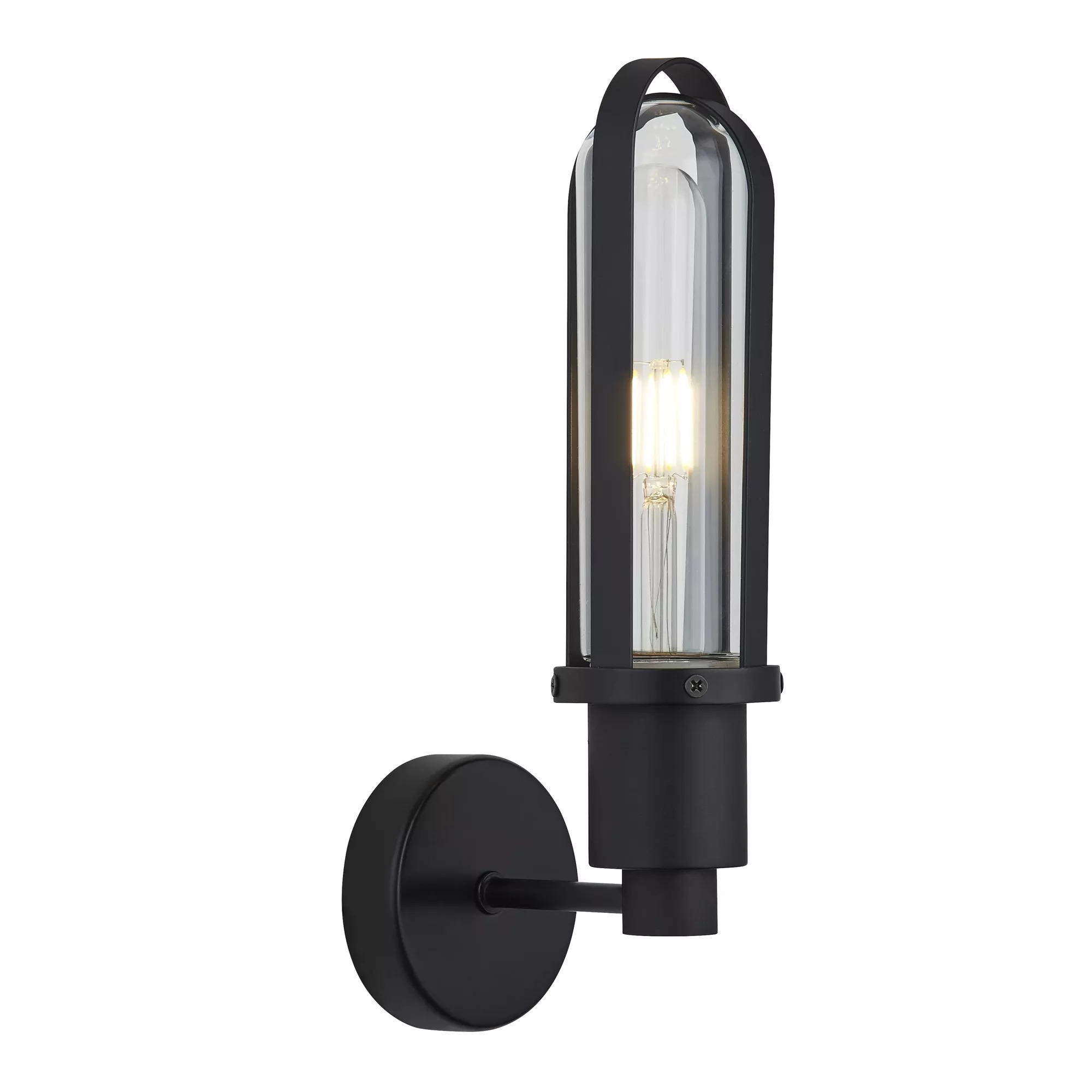 Searchlight 34102-1BK Bthrm W/Lgt 60W Bk