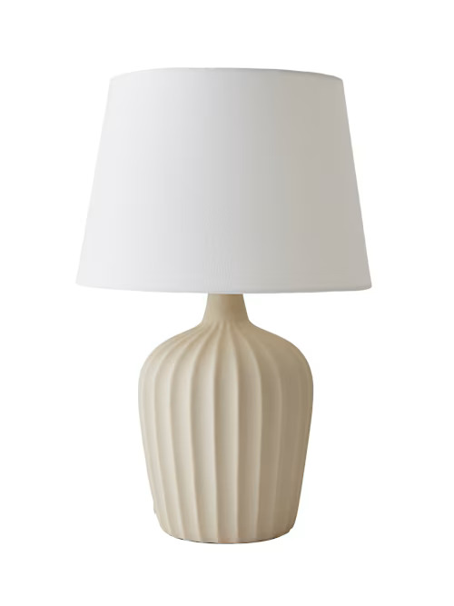 RIBBED CERAMIC TABLE LMP