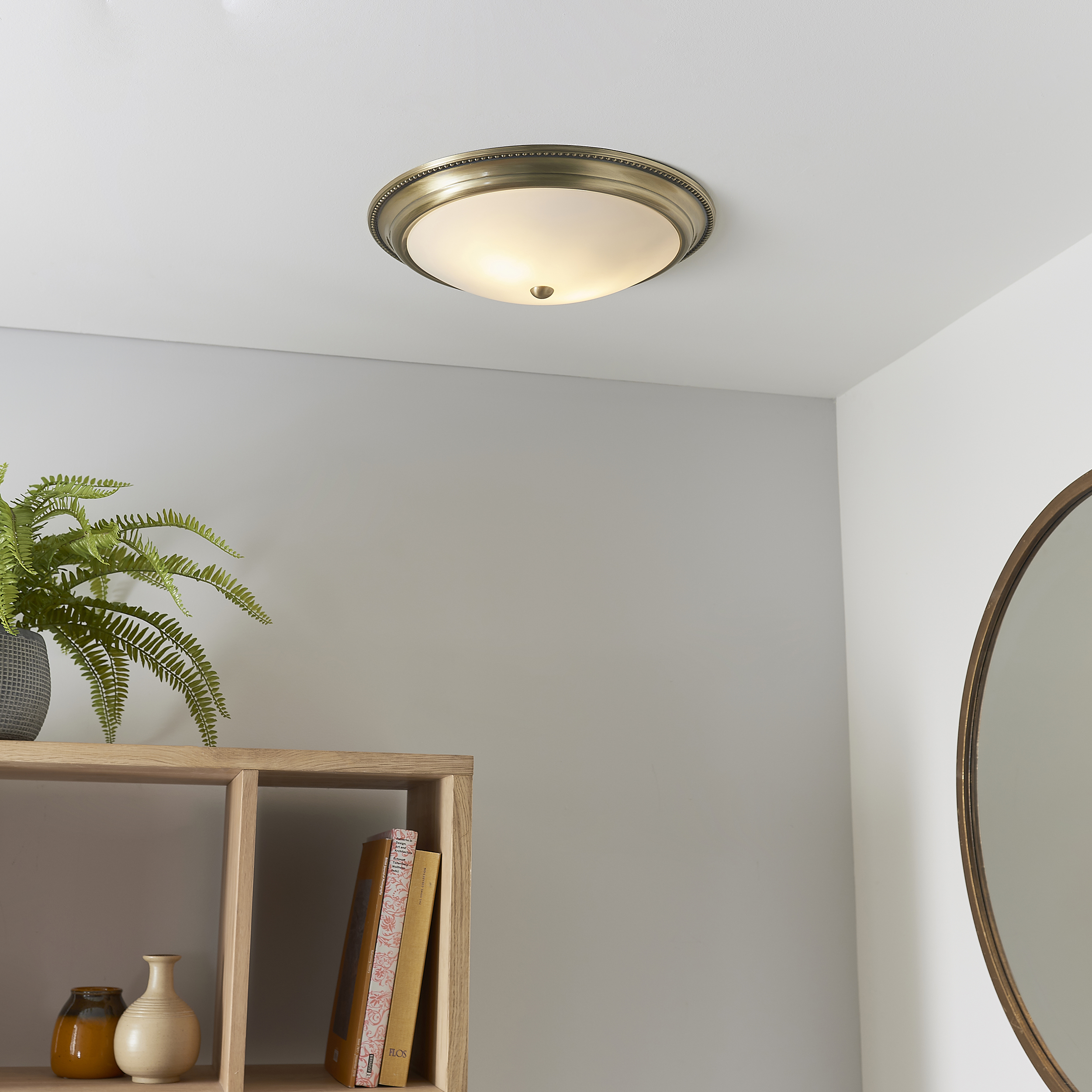 ANT BRASS 430MM DOME